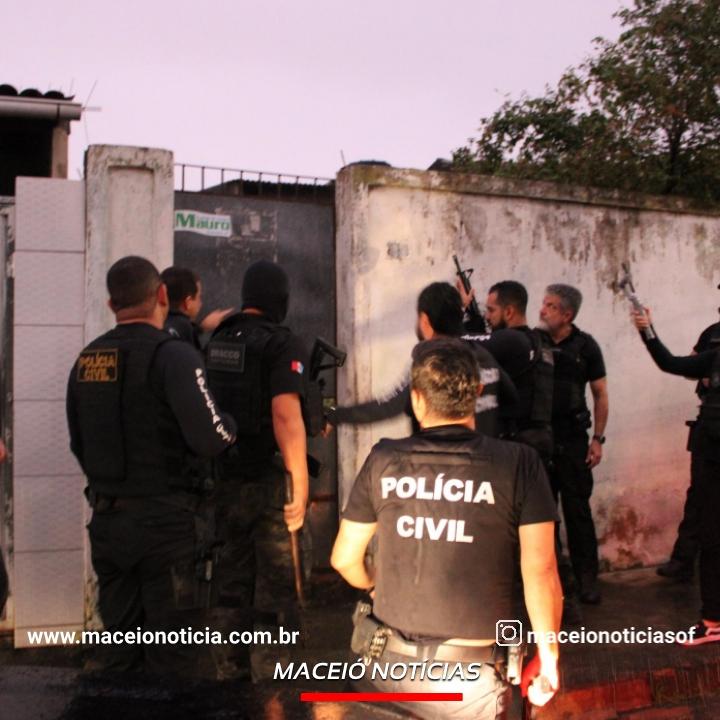Polícia Civil prende 31 envolvidos  em crimes em Alagoas em Megaoperação