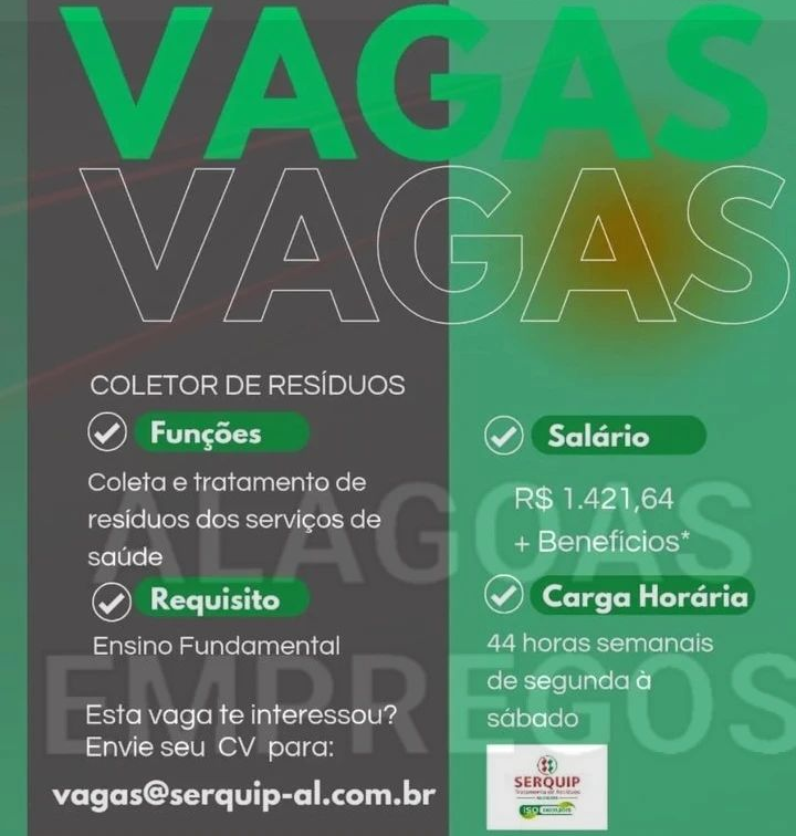 Serquip está contratando