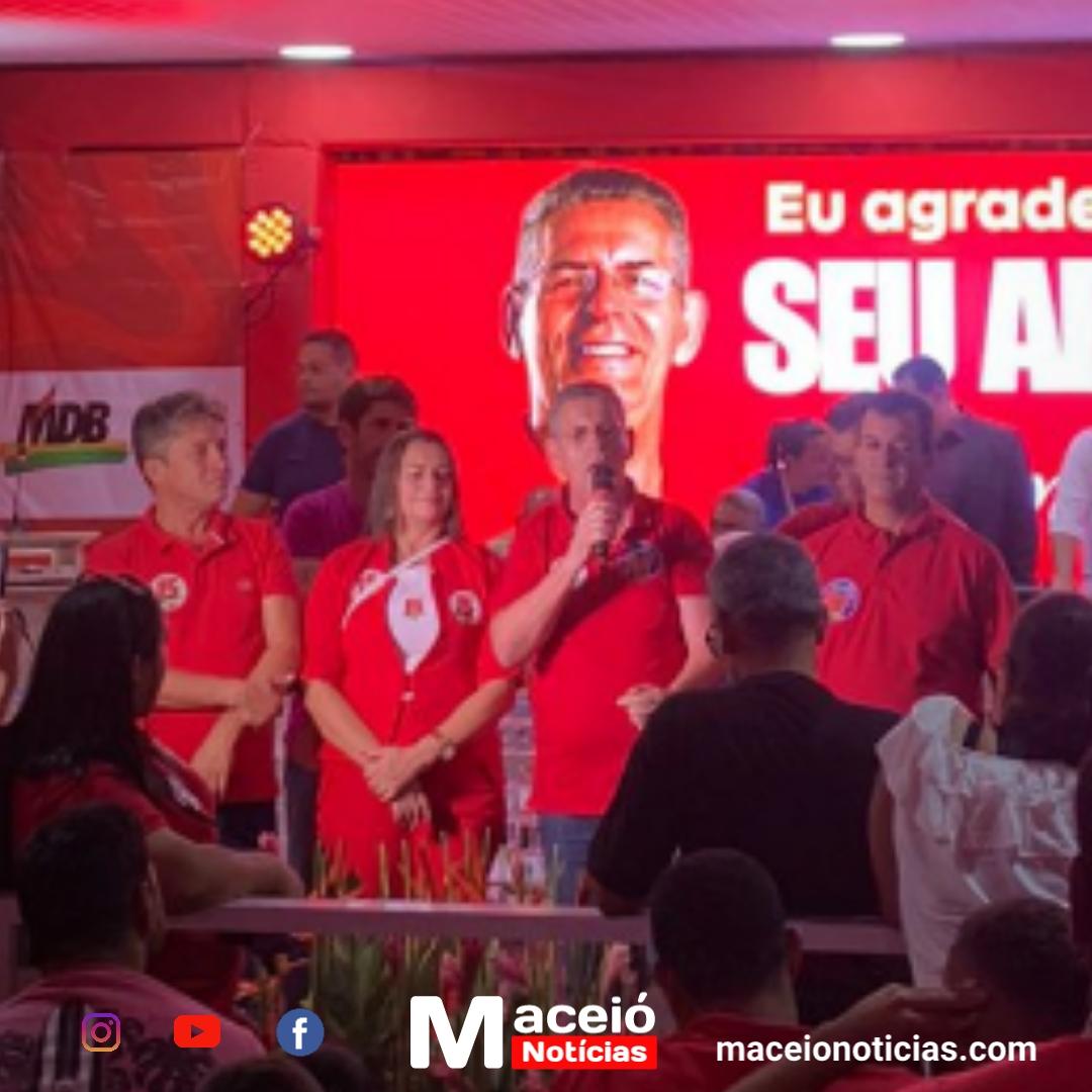 Geo Cruz é lançado na maior convenção do MDB em Ibateguara