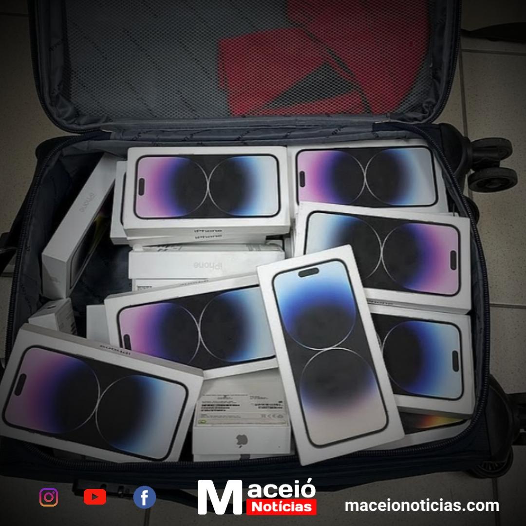 PF desmantela rede de contrabando de celulares em Alagoas