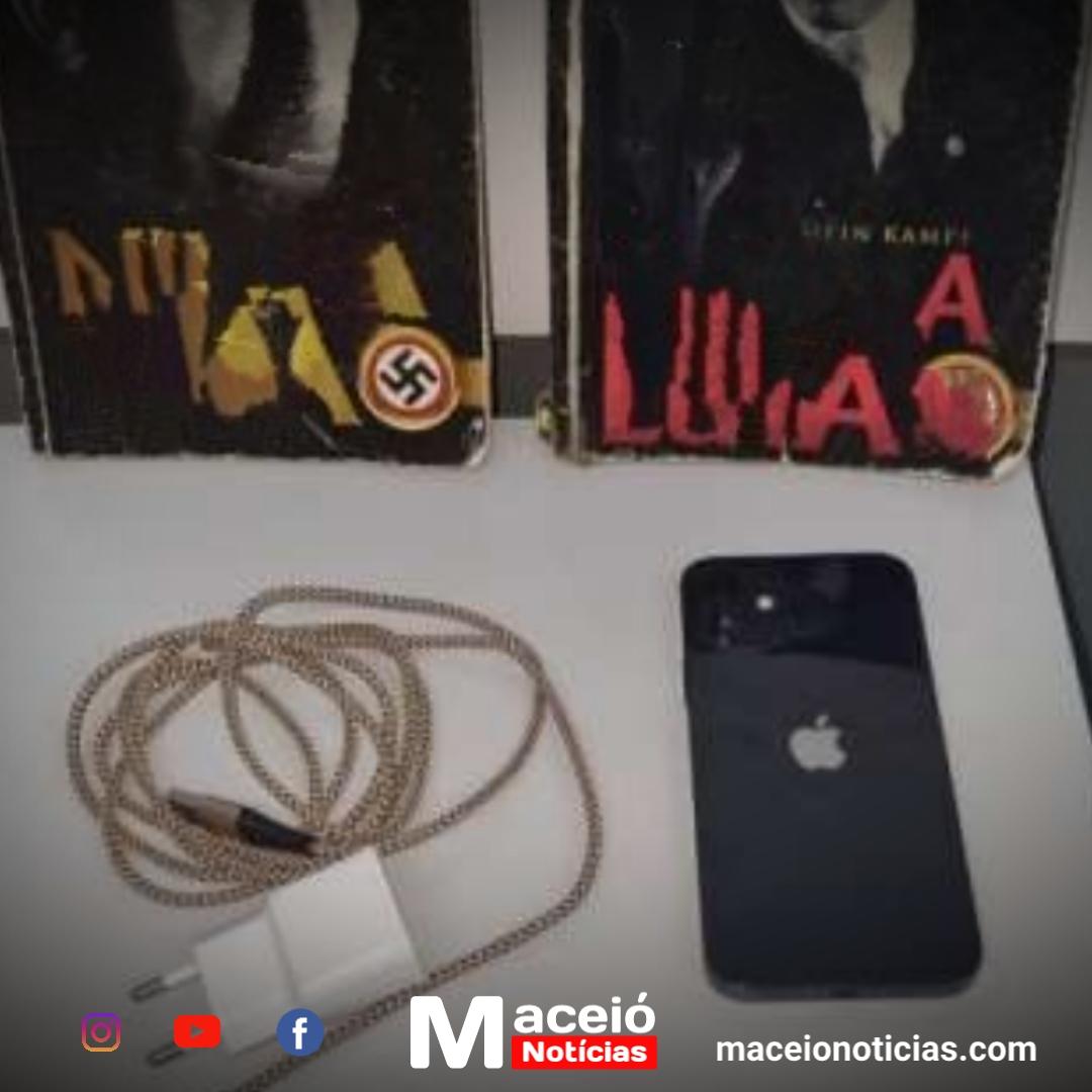 Homem detido em AL por abuso e incentivo à violência tinha material nazista em casa