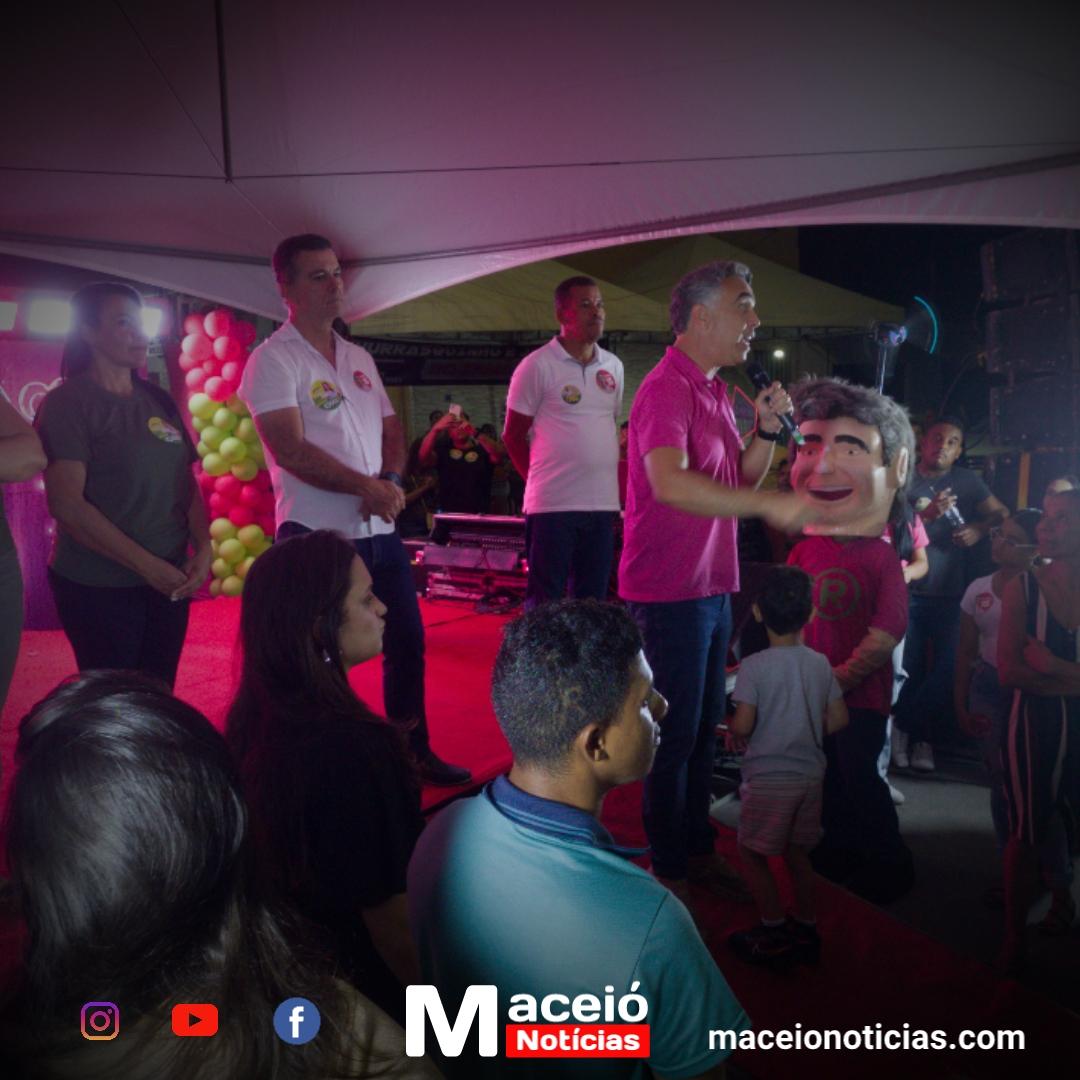 Rafael Brito mobiliza Público em evento no Parque das Árvores e alfineta JHC