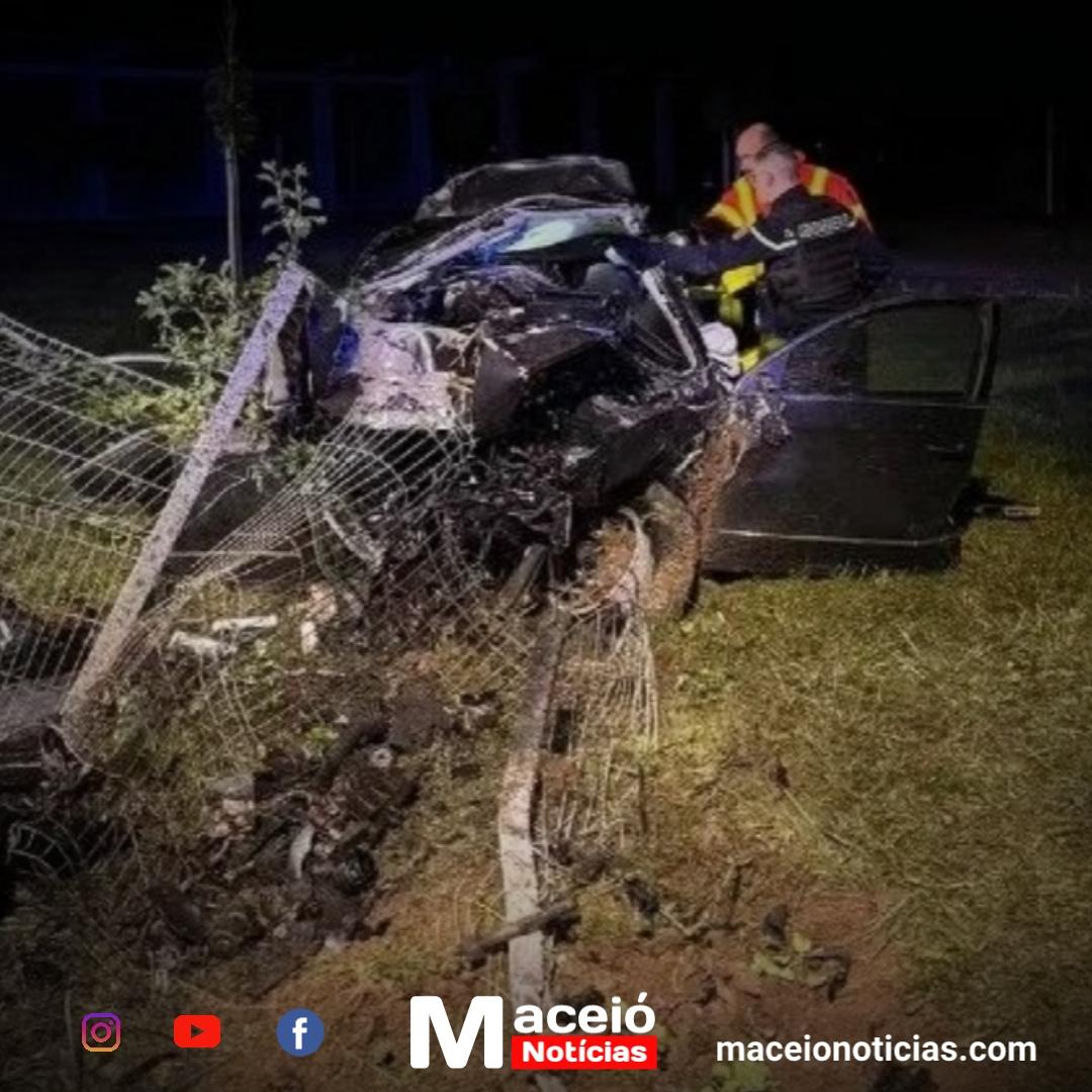 Tragédia na França: Colisão de carro contra árvore mata Quatro Brasileiros