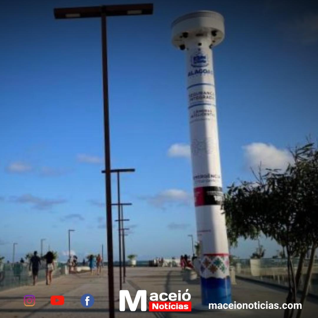 Após Maceió, Arapiraca também será beneficiada com câmeras de videomonitoramento.