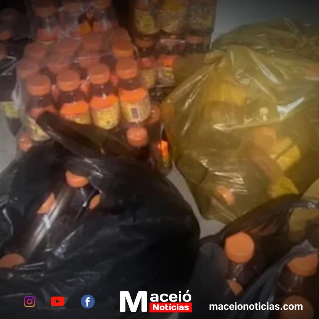 Apreensão de 120 kg de mel irregular em feiras de Maceió pela Vigilância Sanitária