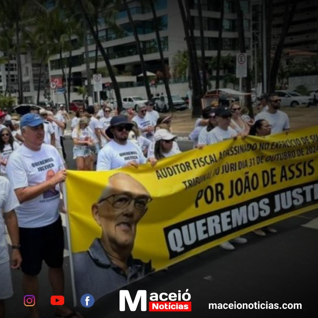 Mobilização por Justiça: Ato público em memória de João de Assis na Orla de Maceió