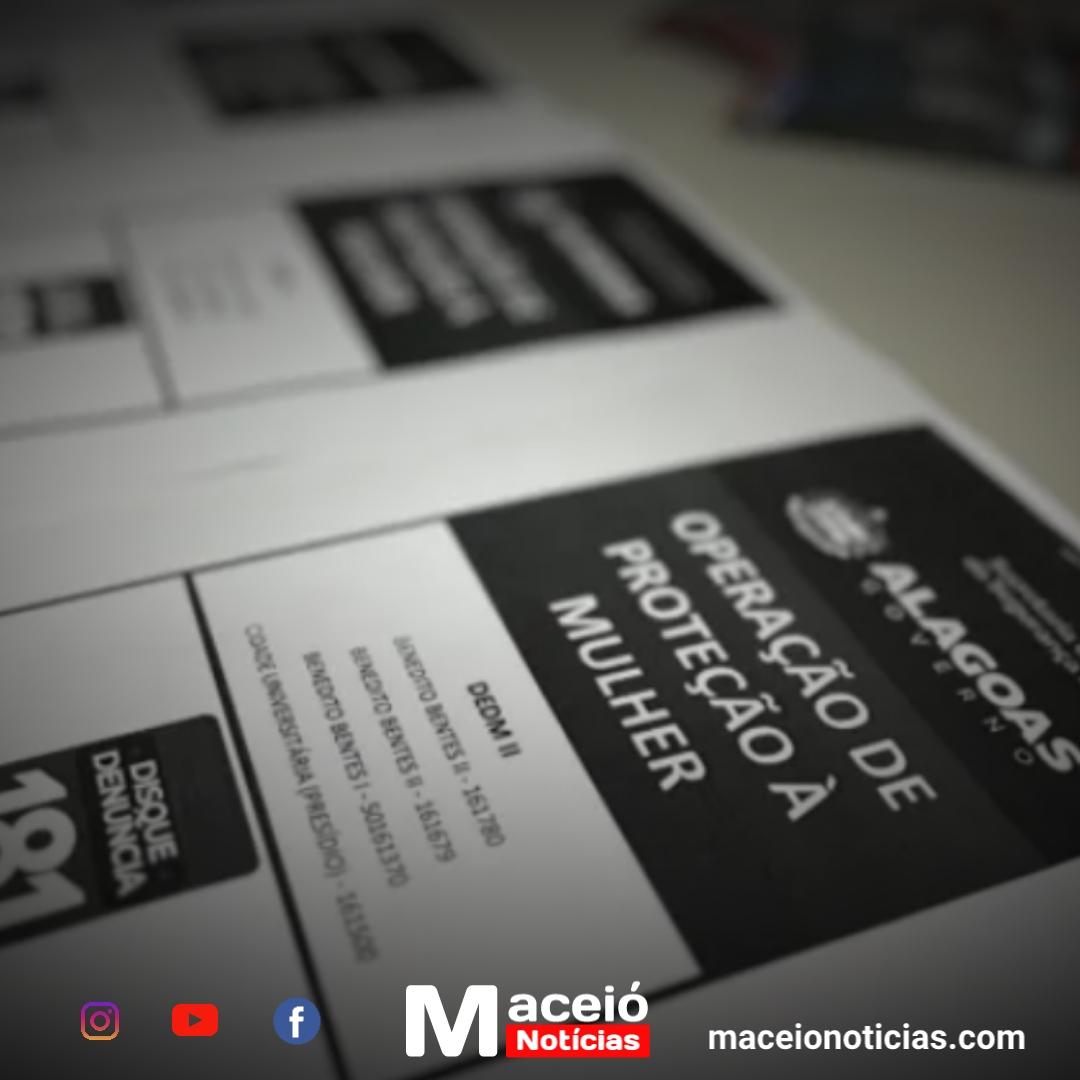 SSP realiza operação para enfrentar violência doméstica em municípios de Alagoas