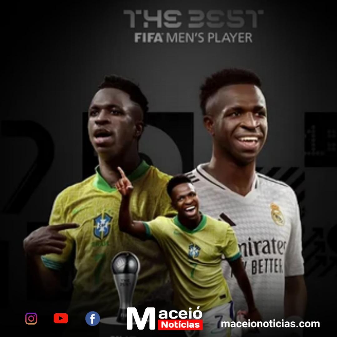 Vini Jr. conquista o título de melhor jogador do mundo pela Fifa