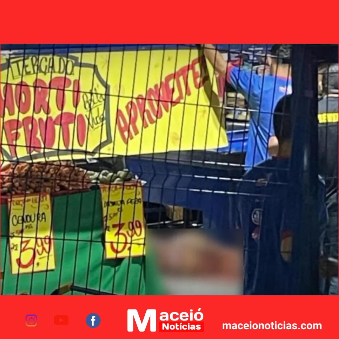 Mulher busca socorro em supermercado, mas morre em Palmeira dos Índios