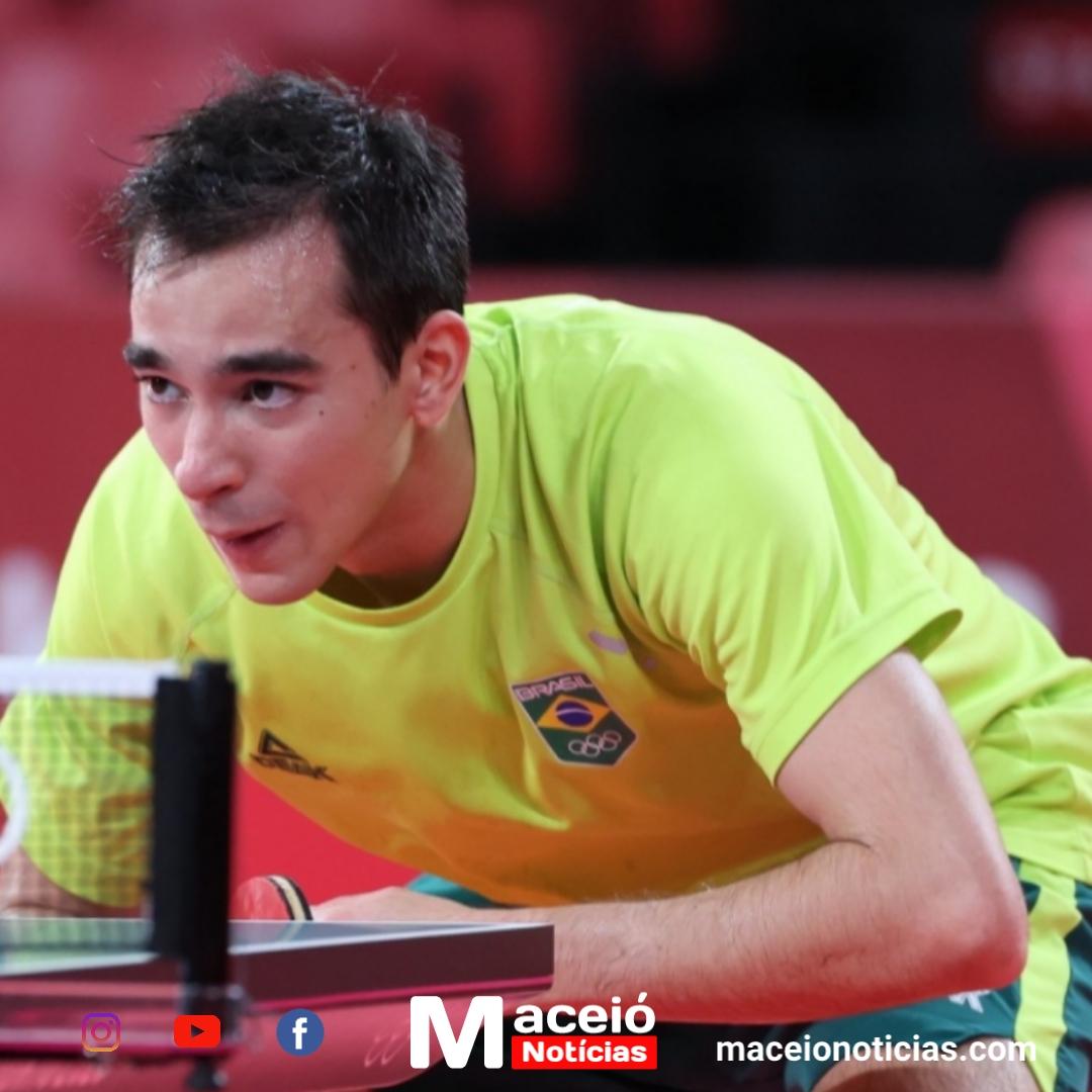 Hugo Calderano faz história e garante título inédito na Copa do Mundo de tênis de mesa
