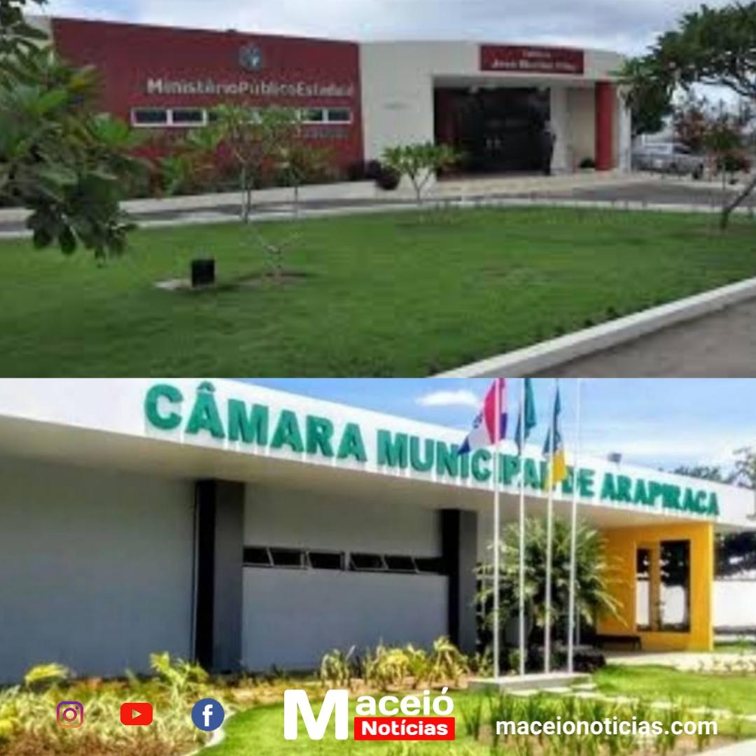 Câmaras de Arapiraca e Craíbas na mira do MP por falta de concurso público