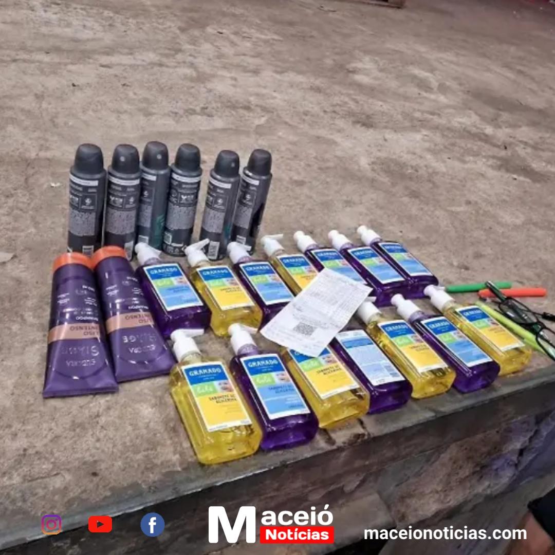 Homem furta loja e se envolve em confusão com segurança no shopping de Maceió