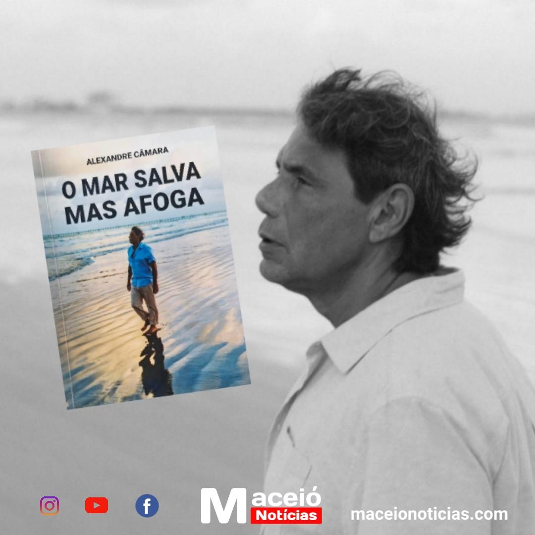 Entre ondas e versos: novo livro de Alexandre Câmara reflete 40 anos de caminho literário