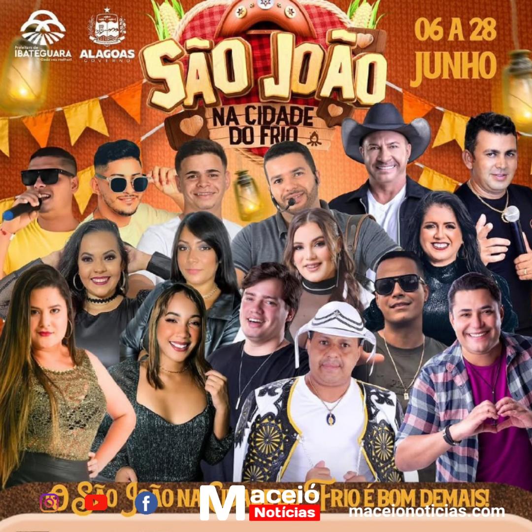 Ibateguara divulga programação oficial do São João 2025 na “Cidade do Frio”