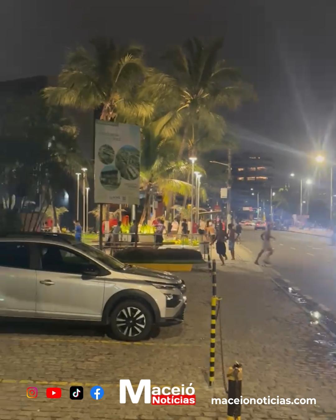Arrastão na Ponta Verde espanta turistas e moradores em Maceió