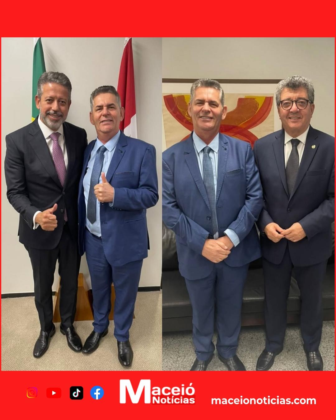 Prefeito Geo Cruz busca recursos e apoio em Brasília para Ibateguara