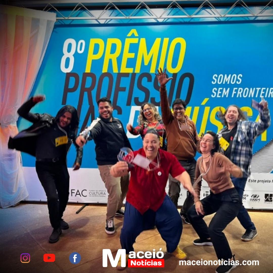 Profissionais da Música 2025 consagra talentos alagoanos em noite de premiação