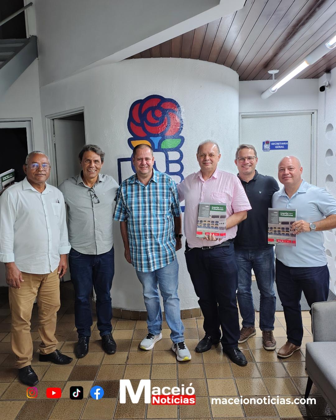 Sede do PDT em Alagoas recebeu Henrique Matthiesen para palestra sobre educação e Cieps