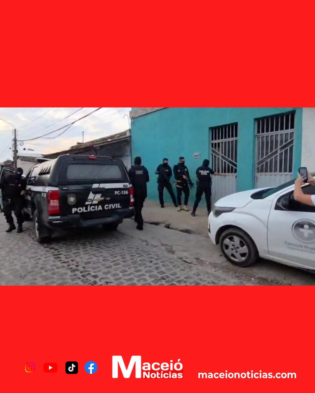 Arapiraca: operação policial mira violência do tráfico