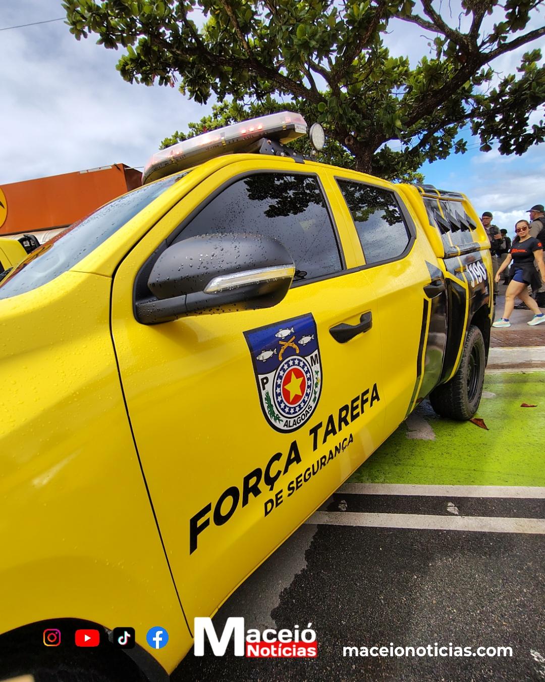 Carro da Equatorial é tomado durante perseguição policial em Maceió