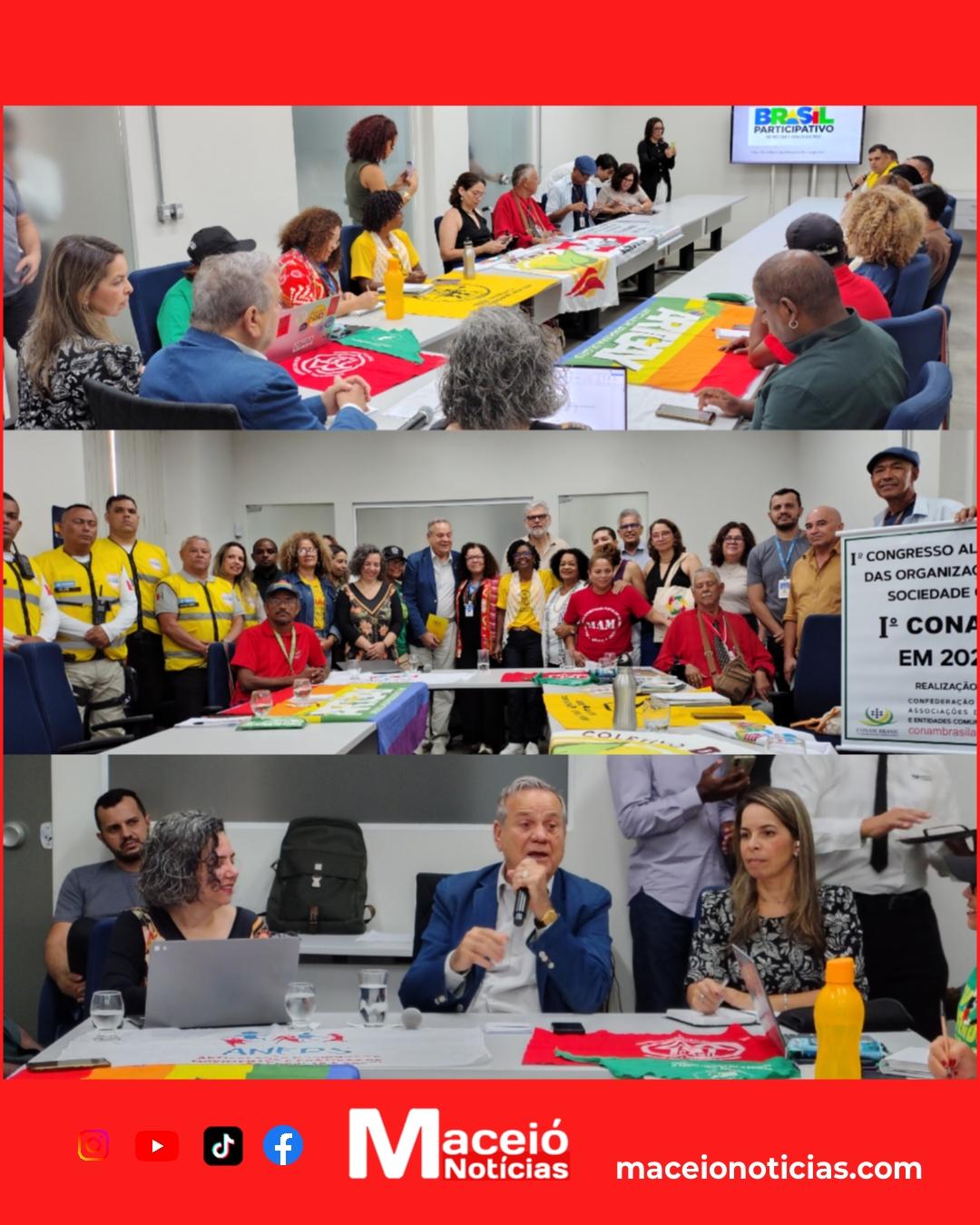 Governador em exercício Ronaldo Lessa recebeu representantes de movimentos sociais na Vice-Governadoria