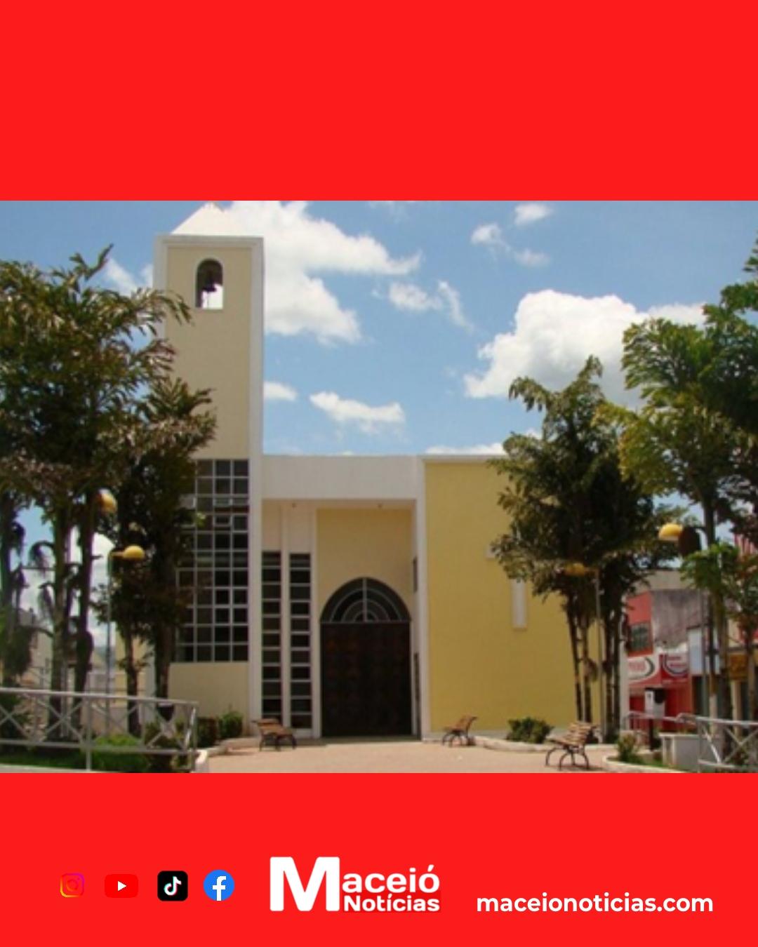 Igreja de União dos Palmares é alvo de furto durante madrugada