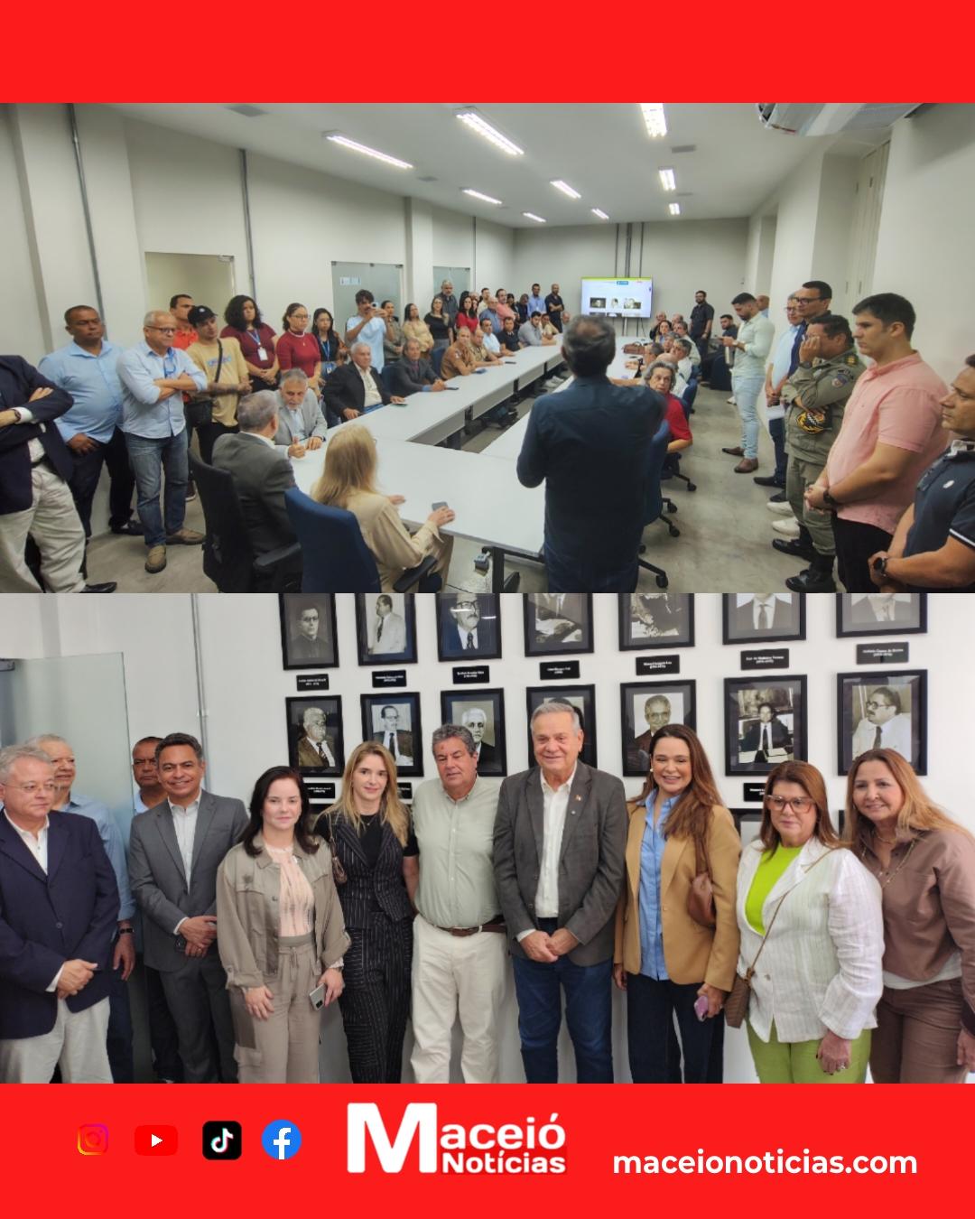 Ronaldo Lessa inaugura Galeria dos Vice-Governadores de Alagoas