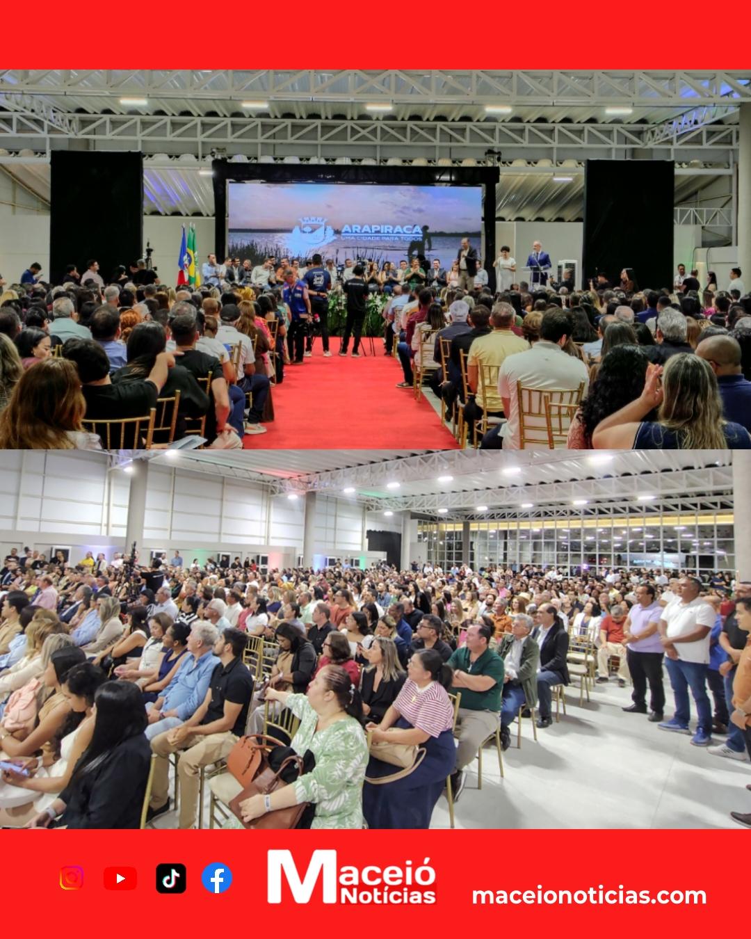 Arapiraca inaugura centro de convenções e se consolida como polo de desenvolvimento no Agreste alagoano