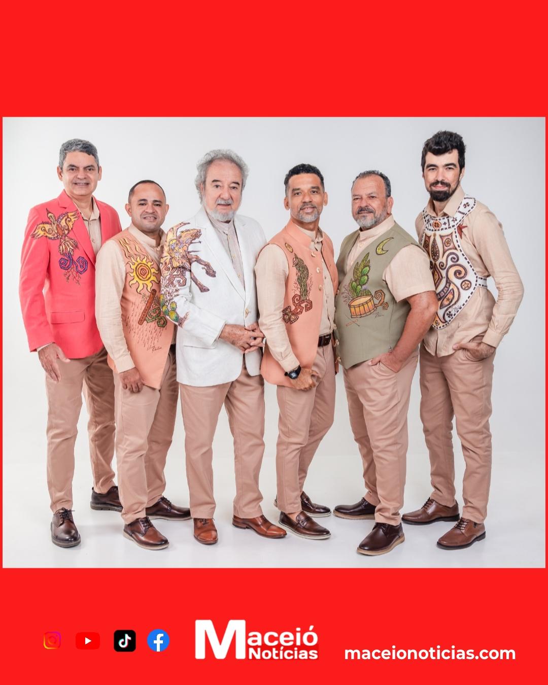 Quinteto Violado celebra 54 anos de carreira com show da turnê “Sertão” em Maceió