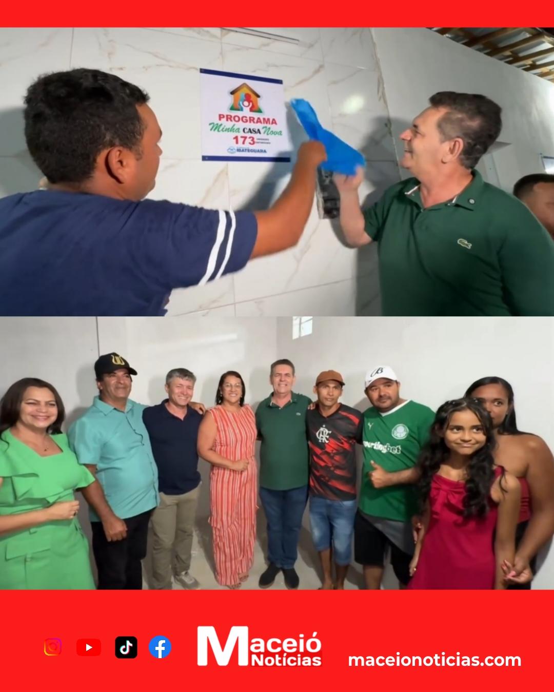 Ibateguara avança na habitação: Geo Cruz entrega mais duas casas do programa Minha Casa Nova