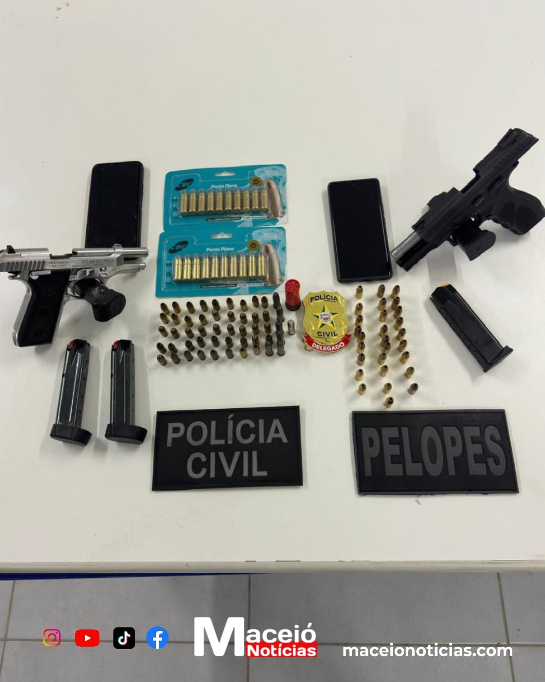 Suspeita de crimes por encomenda leva à prisão de policial militar da reserva em Alagoas