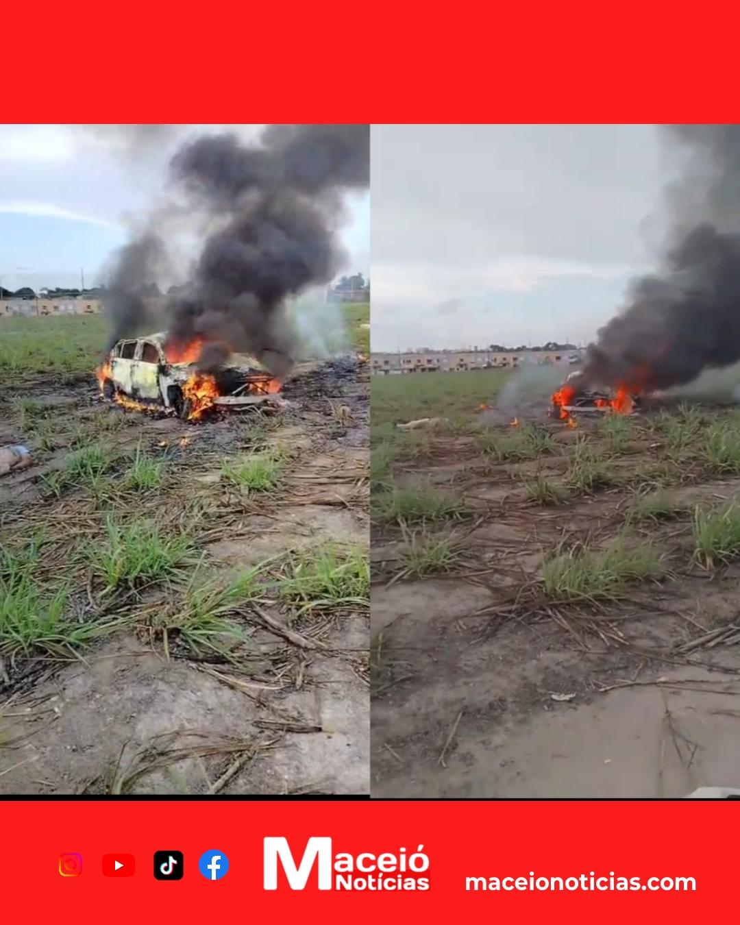 Acidente grave no Benedito Bentes: BMW capota, incendeia e resulta em duas mortes