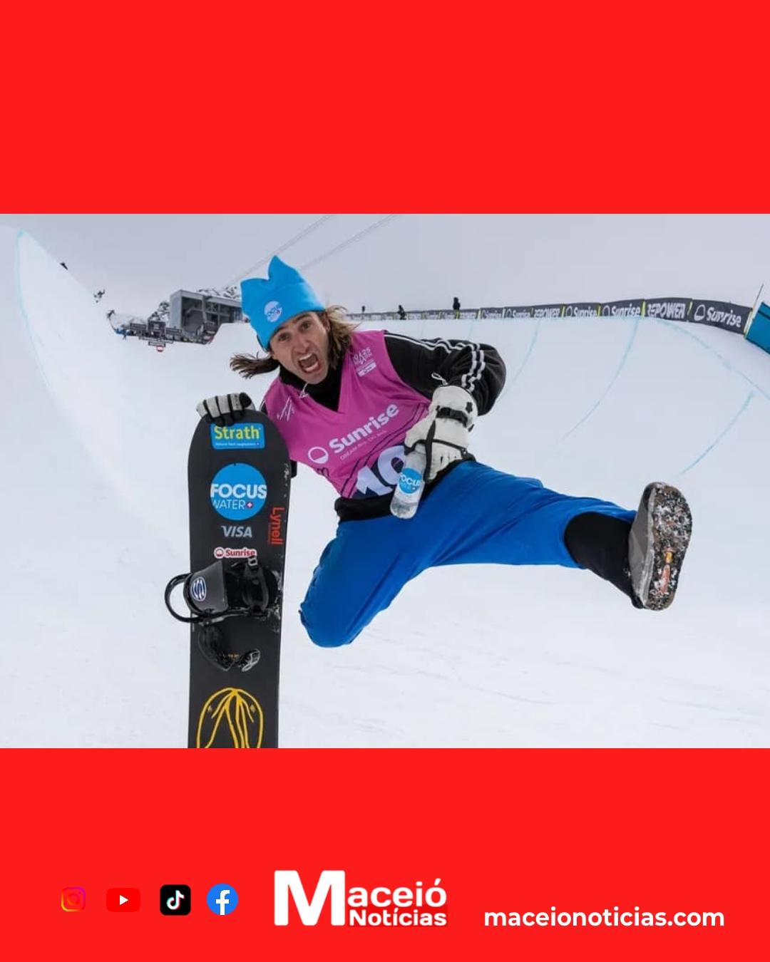 Brasil sobe ao pódio no snowboard: Pat Burgener faz história no halfpipe da Copa do Mundo