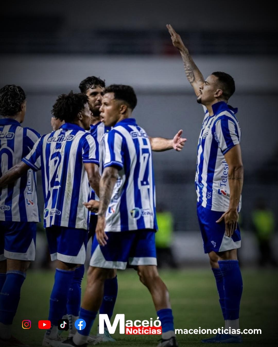 CSA vence o Penedense e mantém campanha perfeita no Campeonato Alagoano