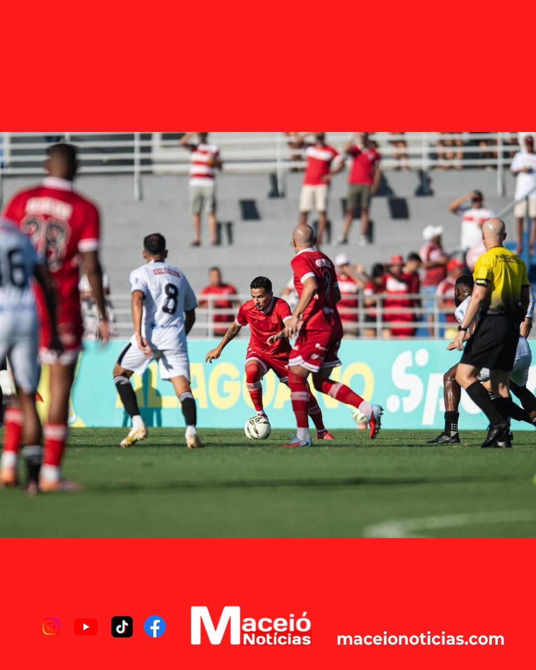 No clássico do Rei Pelé, ASA domina e aplica 3 a 0 no CRB