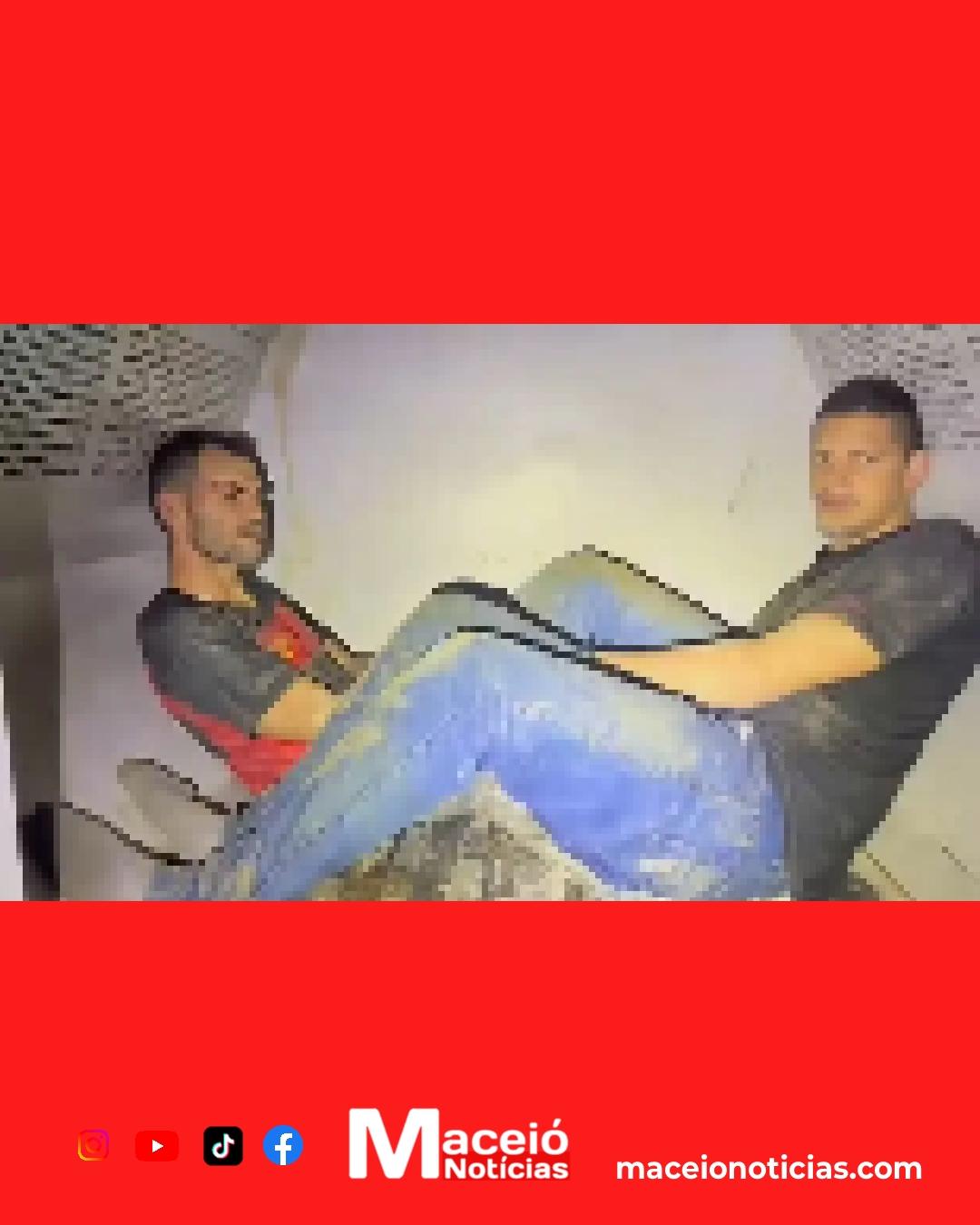 Ação em lotérica termina com perseguição, carro em rio, um morto e dois detidos em Alagoas