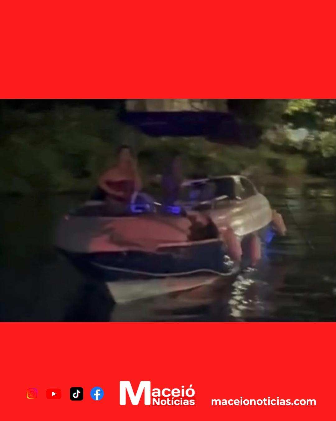 Acidente com lancha na Lagoa Manguaba termina em morte após impacto em ponte