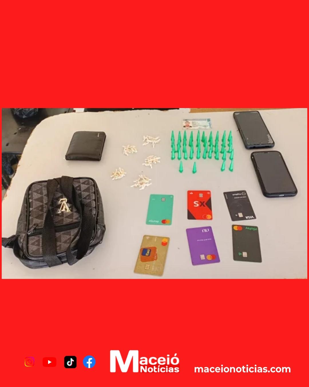 Colombiano é preso em flagrante com drogas durante ação policial em Arapiraca