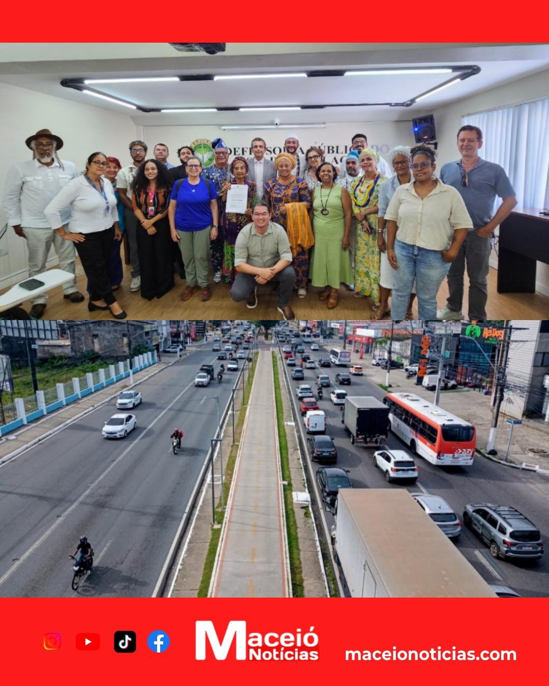 Defensoria Pública ingressa com ação civil pública e pede alteração do nome da Av. Fernandes Lima