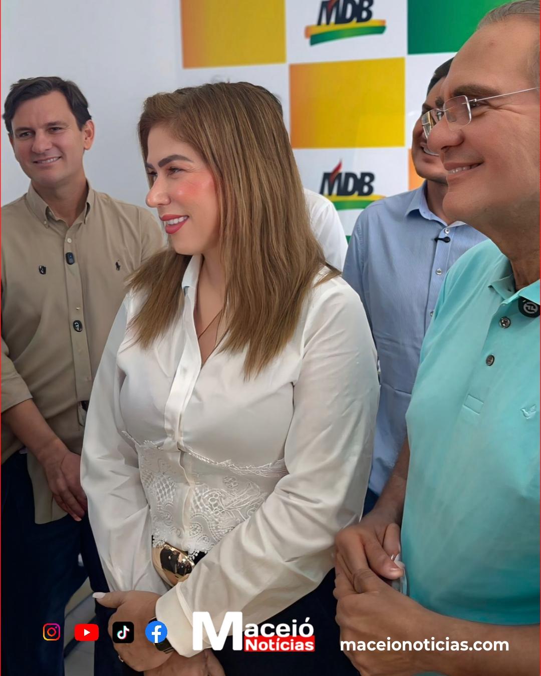 MDB oficializa Amarides Kümmer como pré-candidata a deputada federal por Alagoas