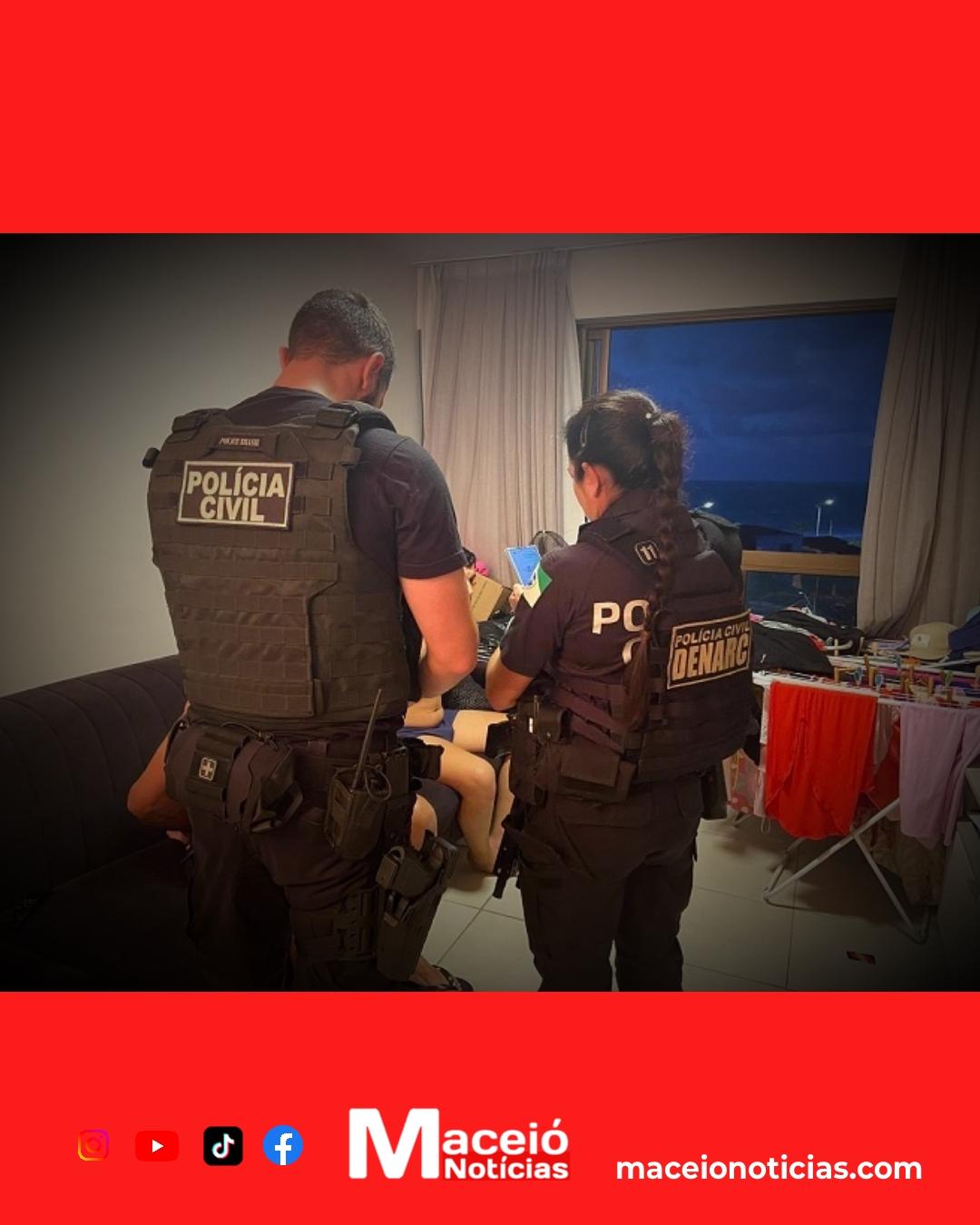 Alvo fora do estado: investigados do Paraná são capturados em ação policial em Alagoas