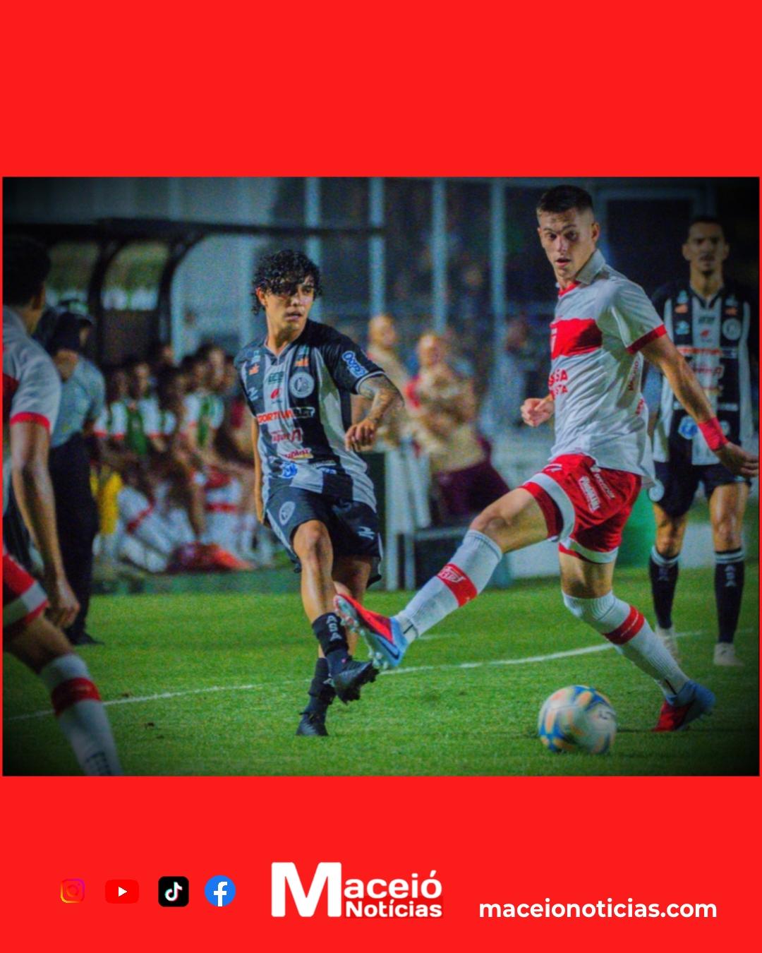 ASA impõe ritmo, faz 2 a 0 no CRB e agrava momento do Galo no Nordestão