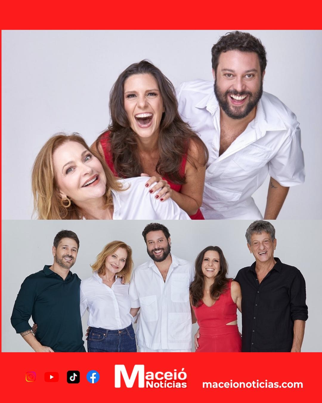 Comédia “Simples Assim” chega a Maceió com Alexandra Richter, Georgiana Góes e Pedroca Monteiro