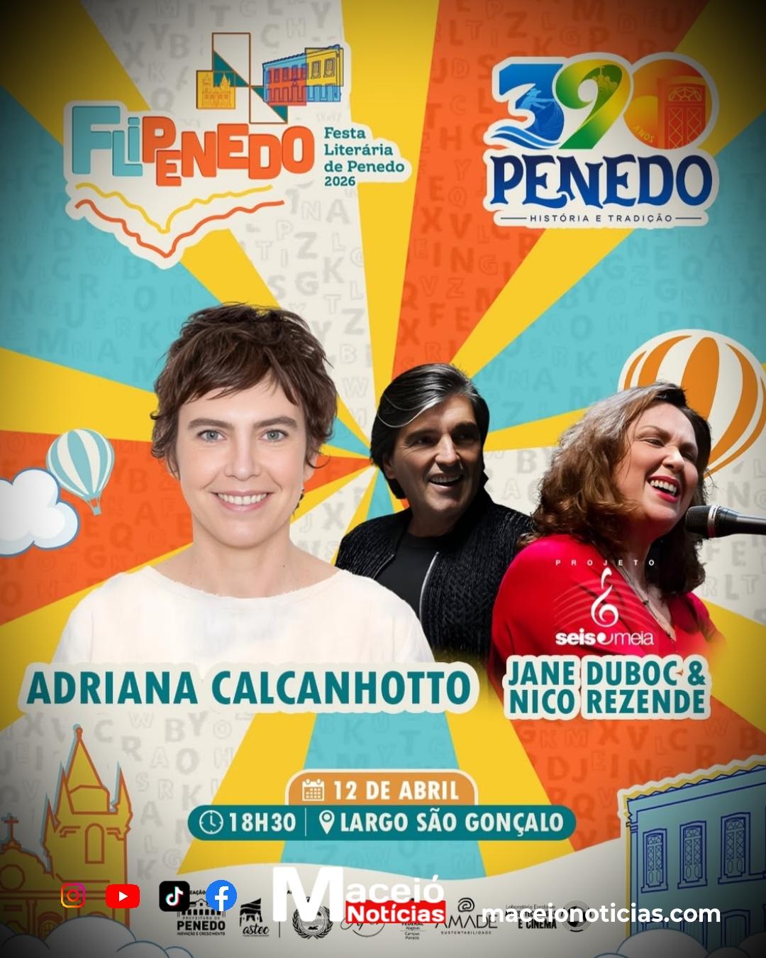 Flipenedo: festival literário transforma a cidade em centro de cultura e arte