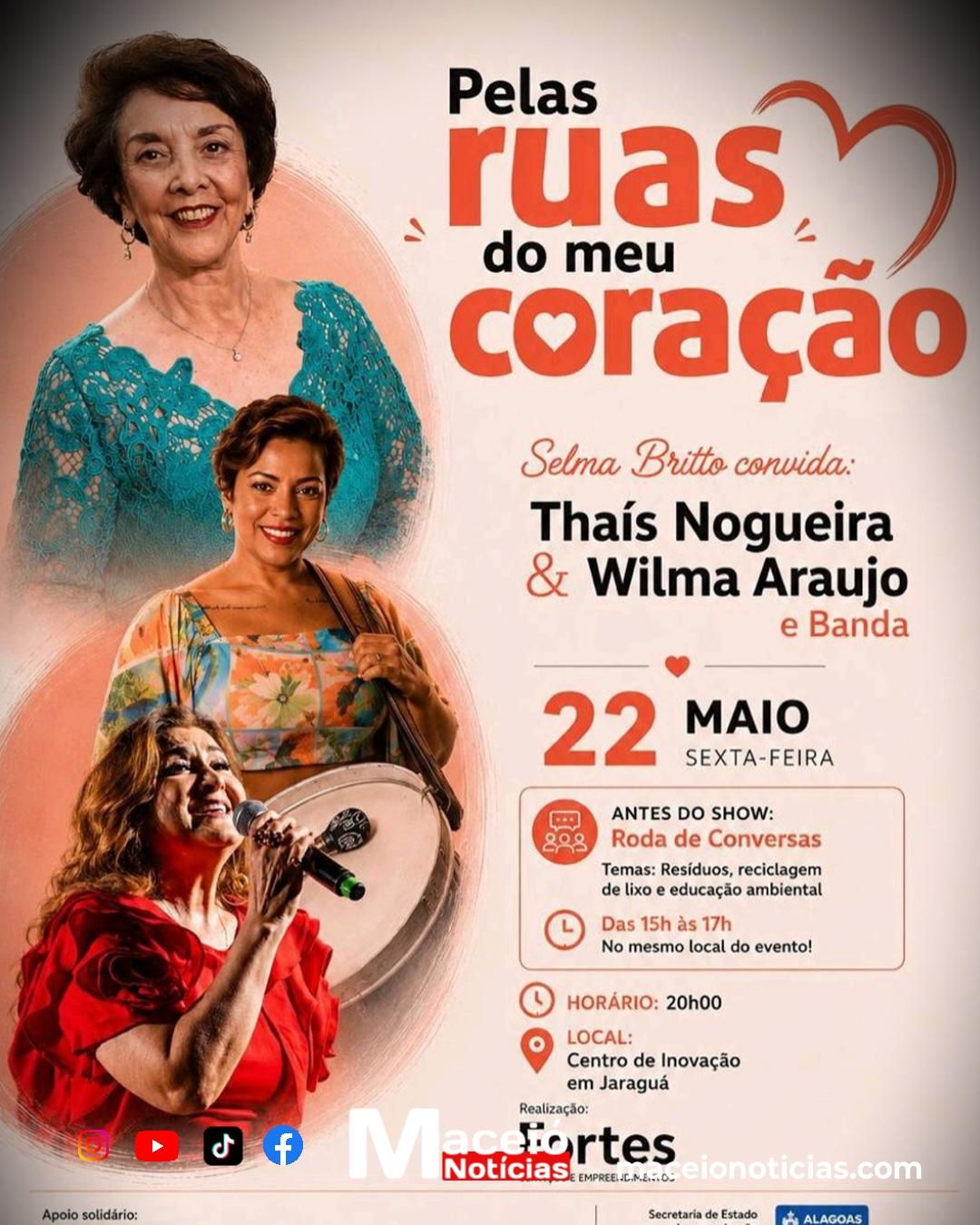 Música e solidariedade marcam encontro especial do projeto “Pelas Ruas do Meu Coração” em Jaraguá