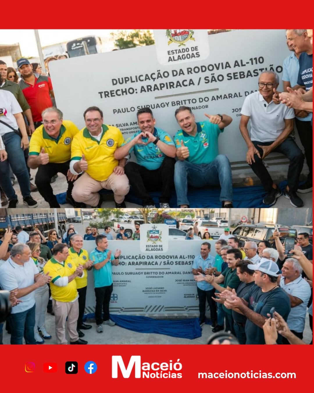 AL-110 duplicada: Governo entrega importante eixo viário entre Arapiraca e São Sebastião.