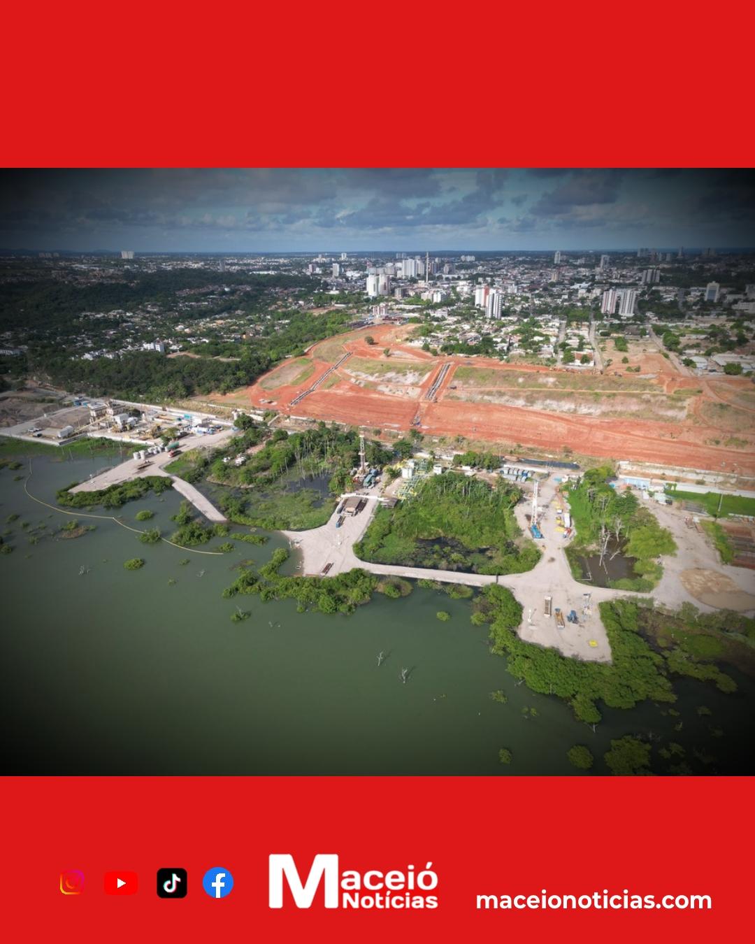Fechamento das minas da Braskem em Maceió deve se estender por mais 14 anos.