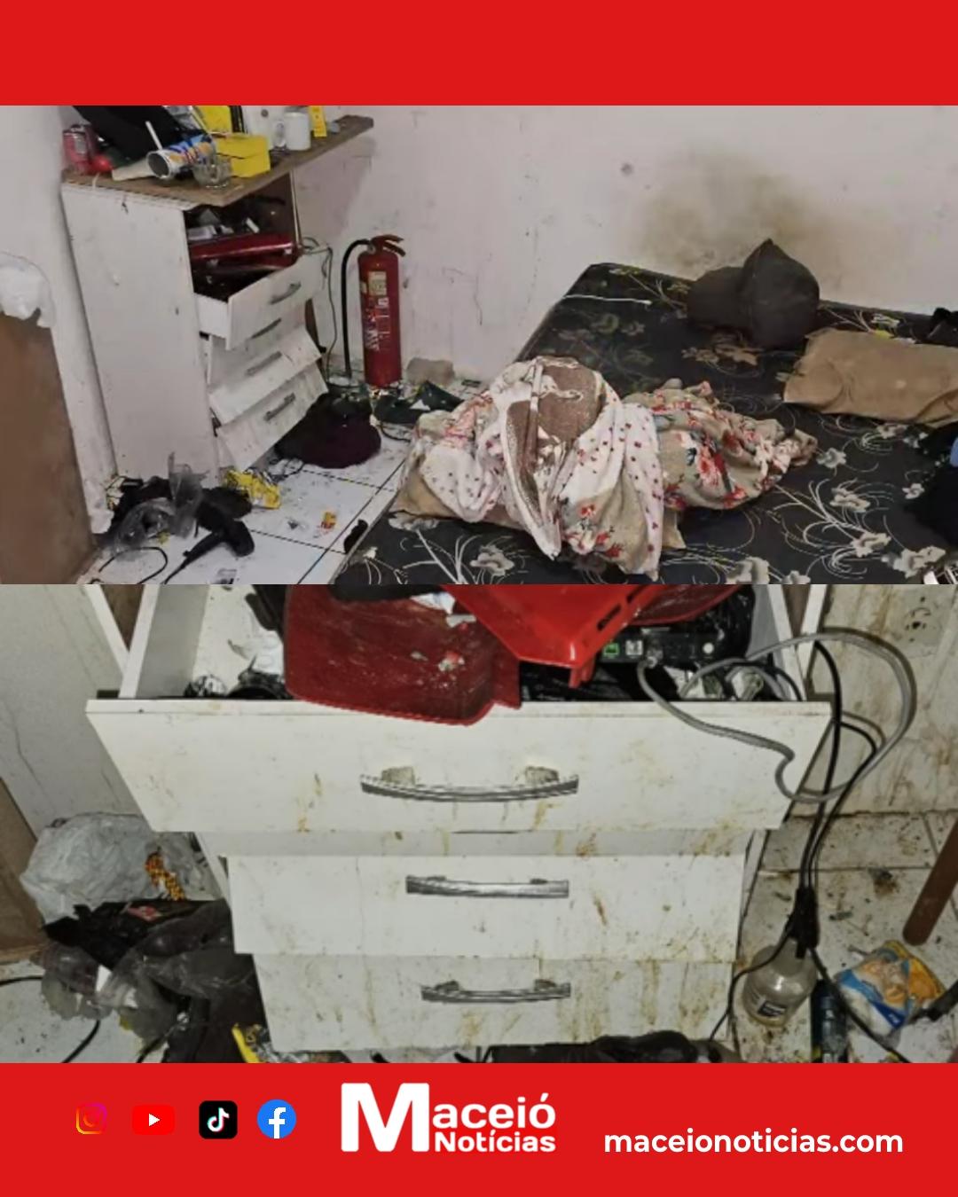 Sem luz e em meio à sujeira: ex-servidora da Justiça é resgatada após maus-tratos do próprio filho