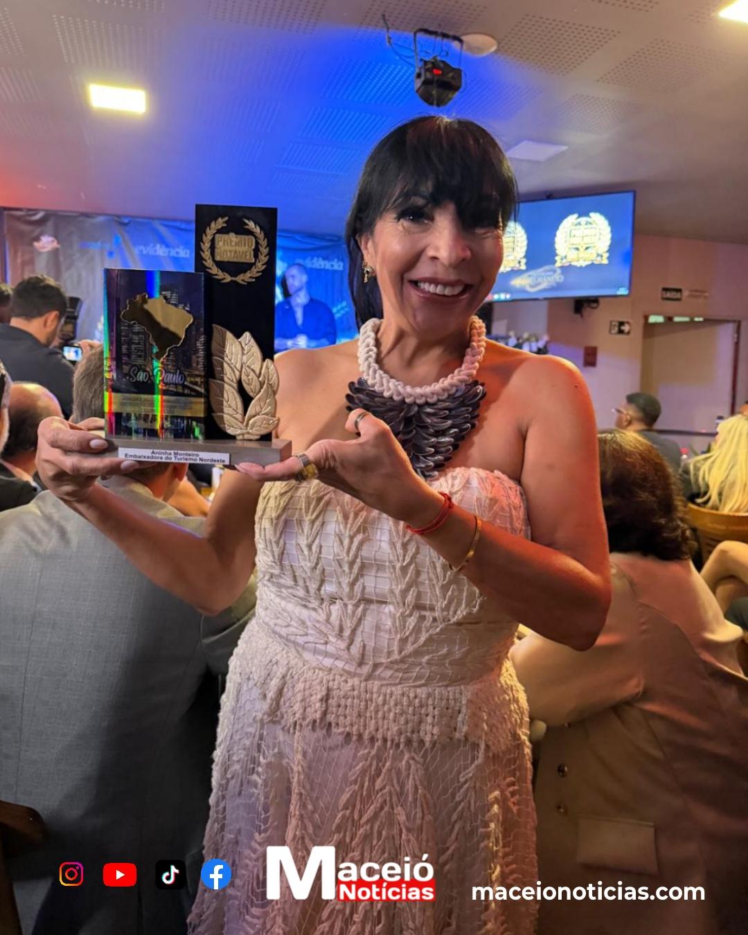 Aninha Monteiro Recebe Prêmio Notável em São Paulo!