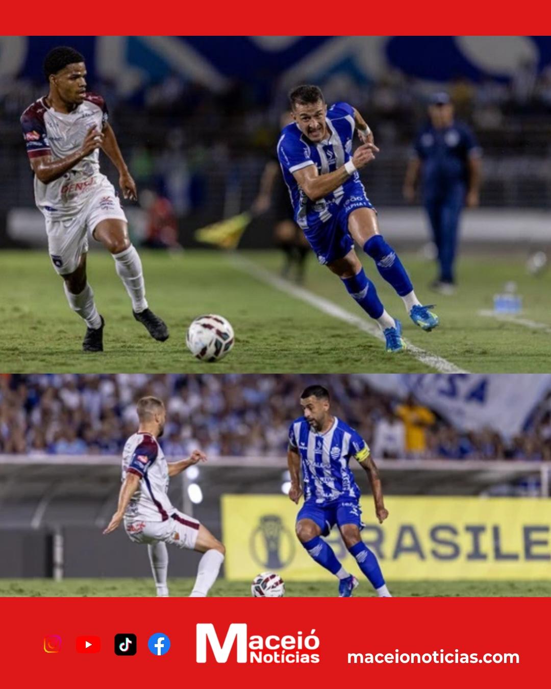 Classificado! CSA goleia o Betim por 4 a 0 e avança às oitavas da Série D.